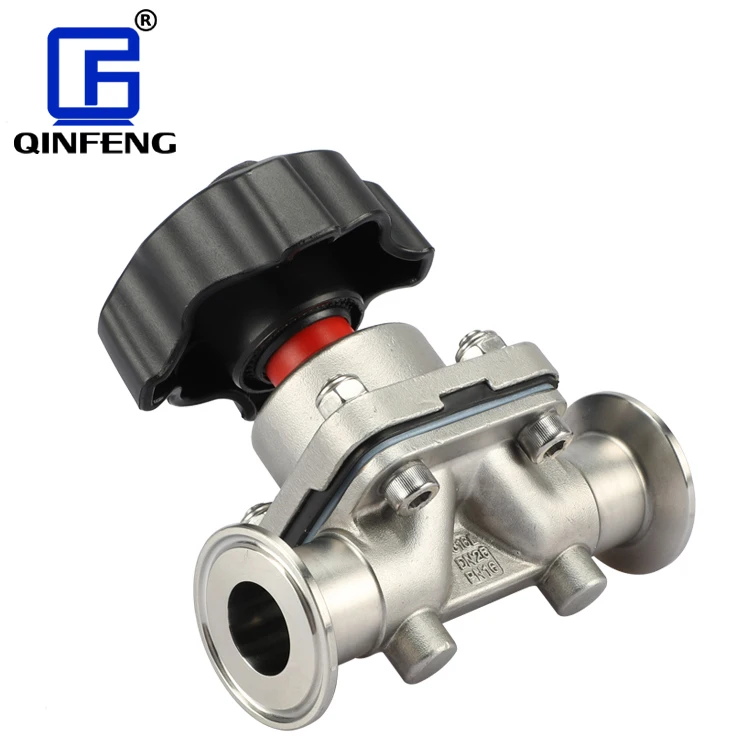 New Design DN10-DN89 Stainless Steel Ball Valve Control Valve Manual Sanitary Tri Clamp Diaphragm Valve for Food Grade
