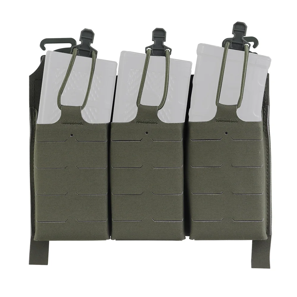 OPHIDIAN V5 PC Triple Magazine Panel Triple 5.56 Magazine Pouch Front Panel Laser Cut Hunting Gear