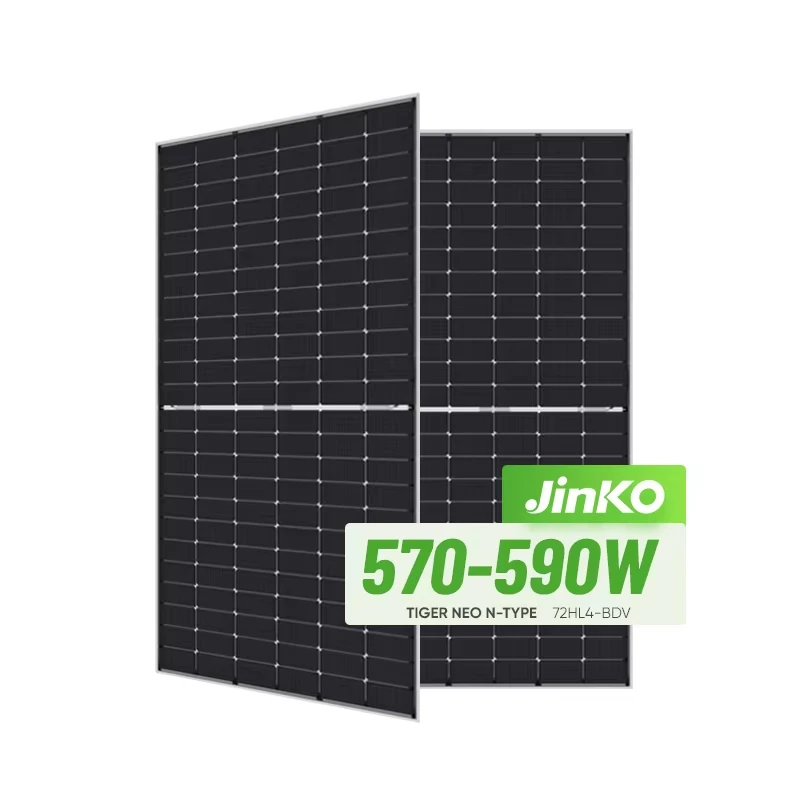 Jinko 72 Half Cell N-Type Mono 600W 595W 575W 580W 585W 590W Solar Panels Bifacial Dual Glass Module 144 Half Cut Double glass