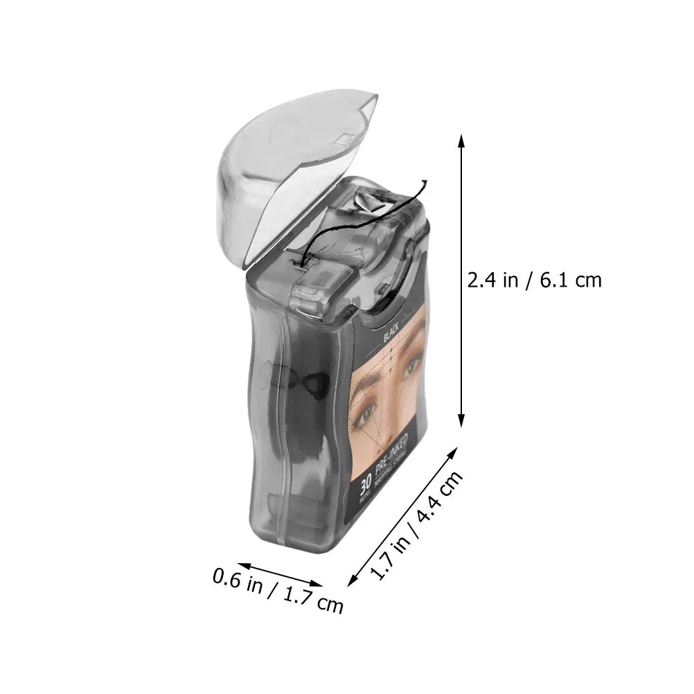 Kit de cartographie des sourcils de 30 mètres, règle à sourcils réutilisable avec ficelle pour le tatouage, outil de mesure des sourcils, peau sensible et sûre, 1 pièce
