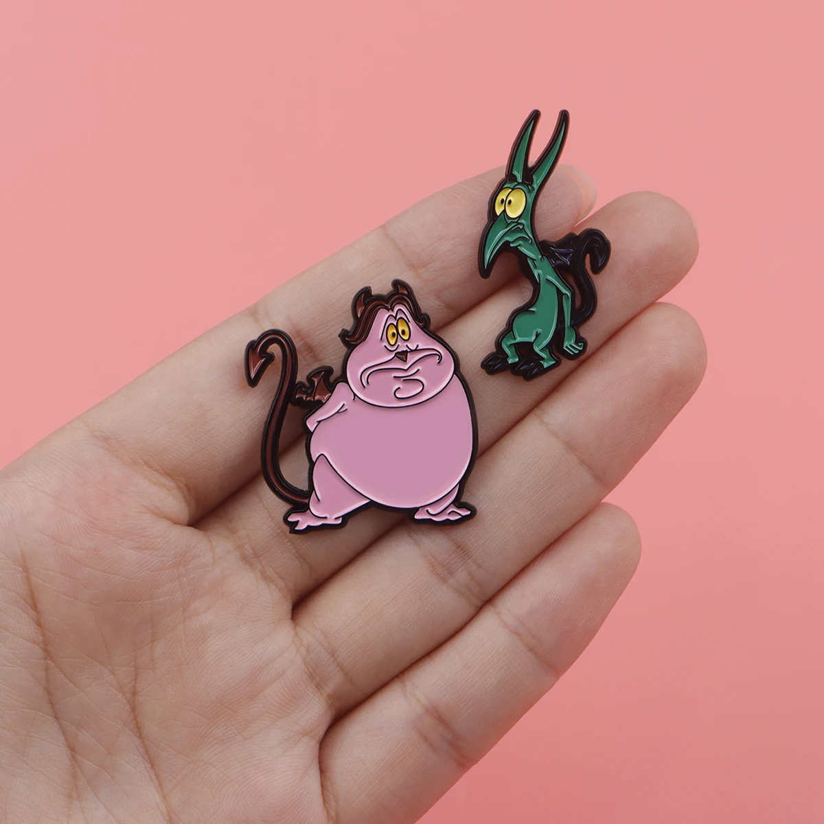 Cute Monster Enamel Pin Cartoon Alien Brooches for Women Men Lapel Pins Badges Clothes Accessories Anime Jewelry Kids Gifts