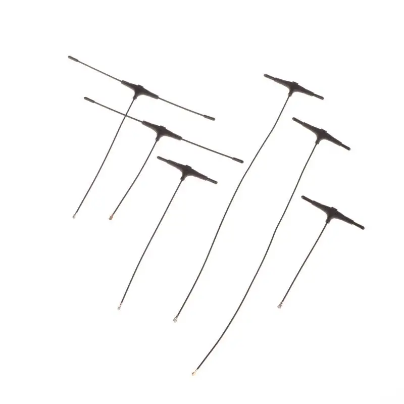 2 قطعة 915 ميجا هرتز 2.4 جيجا هرتز T-نوع هوائي IPEX1 UFL موصل ل IPEX1 متوافق مع TBS نانو استقبال RC طائرة بدون طيار FPV