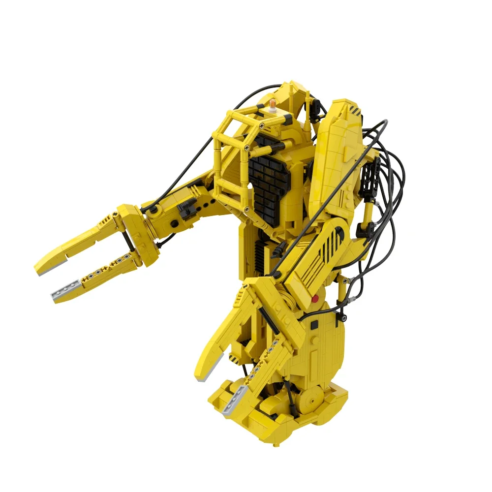 Gobricks moc ripleys powerloader alienígenas 2 robô bloco de construção alienígenas alimentado carregador de trabalho mecânico robô tijolos brinquedo presente