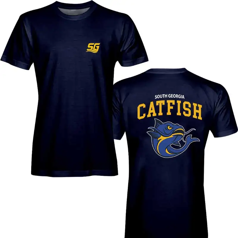 تي شيرت تشاد باورز ساوث جورجيا كات فيش للجنسين كاجوال للجنسين Y2K أنيق للصالة الرياضية الصيفية