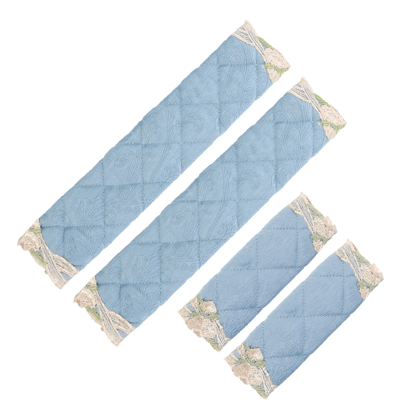 

4Pcs Fridge Handle Cover Decorative Pattern Kitchen Appliance Knob Protector for Refrigerator Microwave Oven Door Handle