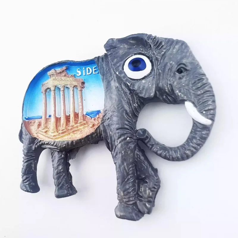 تركيا مغناطيس الثلاجة الجانب السفر الهدايا التذكارية أنطاليا ألانيا كيمير ملصقات الثلاجة هدايا عيد ميلاد صور ملصقات الحائط المغناطيسي