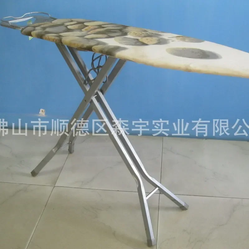 for European Socket Ironing Board Luxury Square Tube Foot Stable Power Supply Wholesale Ready to Ship