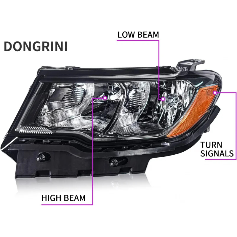 

Archaic Factory Price Head Lamp With DRL Headlight for 2015-2020 Jeep Compass OE Style Headlamp Replacement