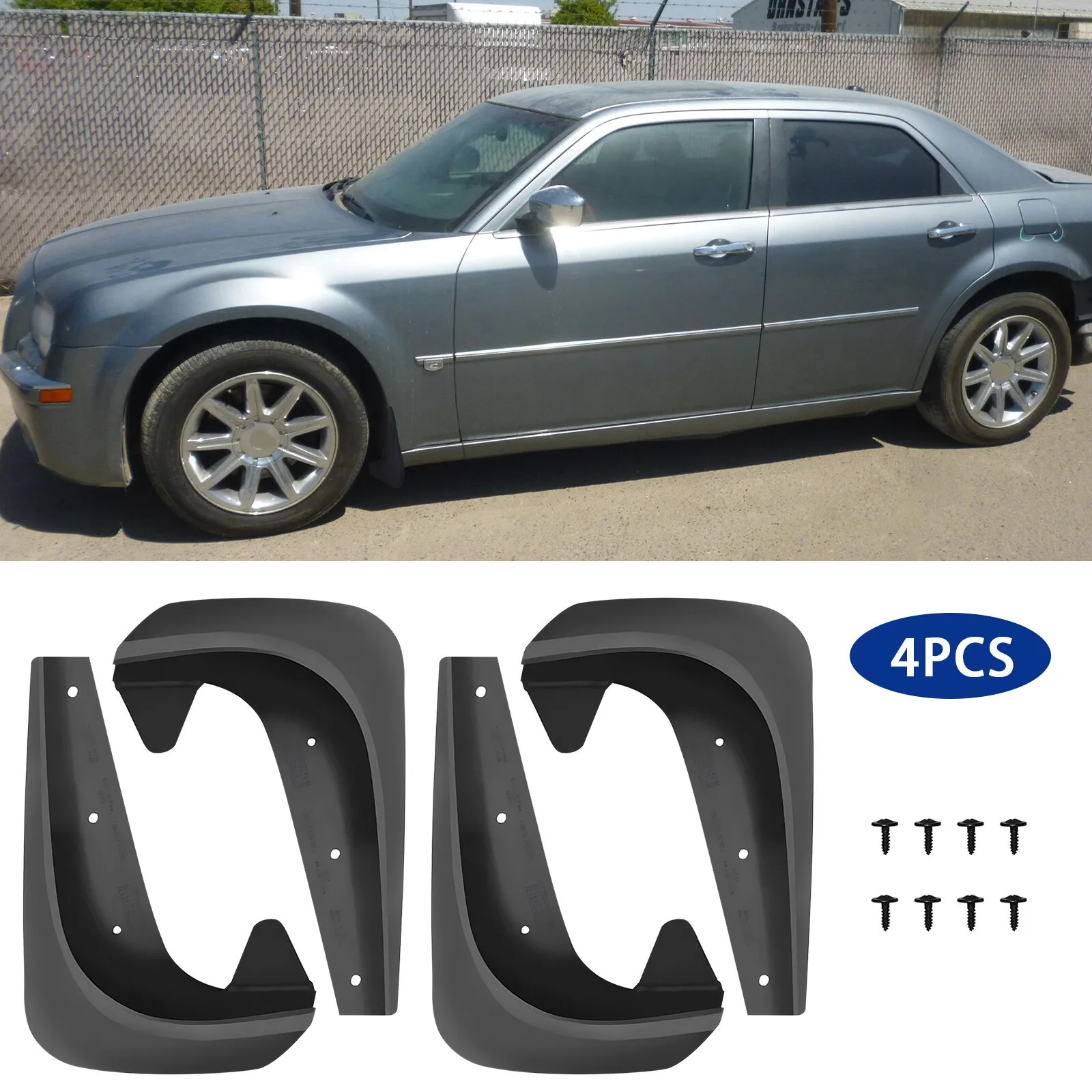 

4 шт. передние и задние брызговики, брызговики, крыло для Chrysler 300C SRT8