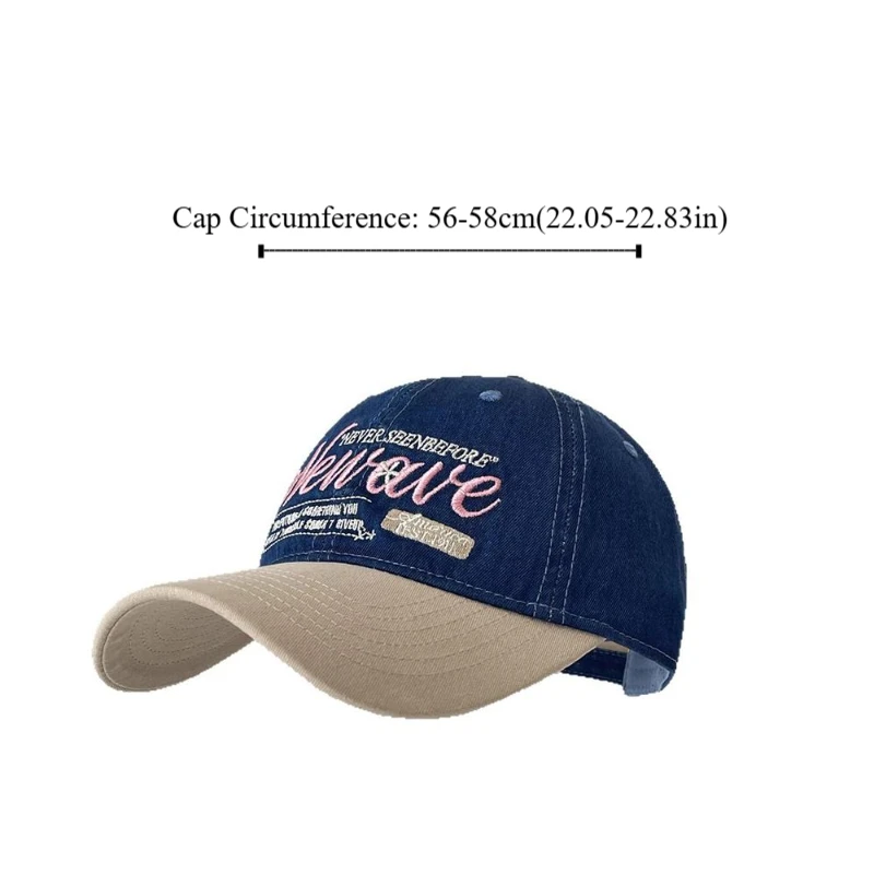 عارضة الكورية إلكتروني قبعة بيسبول التطريز Y2k بلغت ذروتها قبعة الدنيم قناع Snapback قبعة في الهواء الطلق