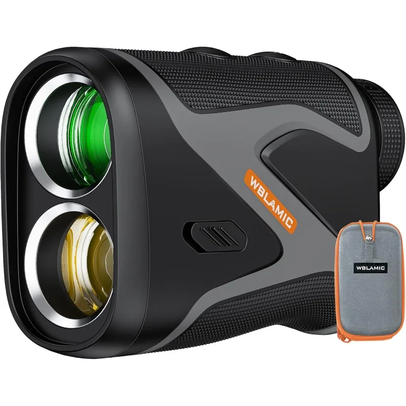 

1100 Yards Golf Rangefinder with Slope, WBLAMIC Laser Range Finder for Golfing & Hunting with Flag Pole Lock Vibration, 6X