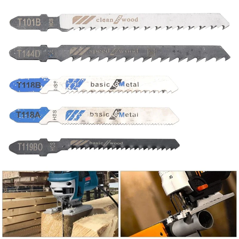 ABJY-20個入り 交換用ジグソーブレードセット 木材と金属の切断用