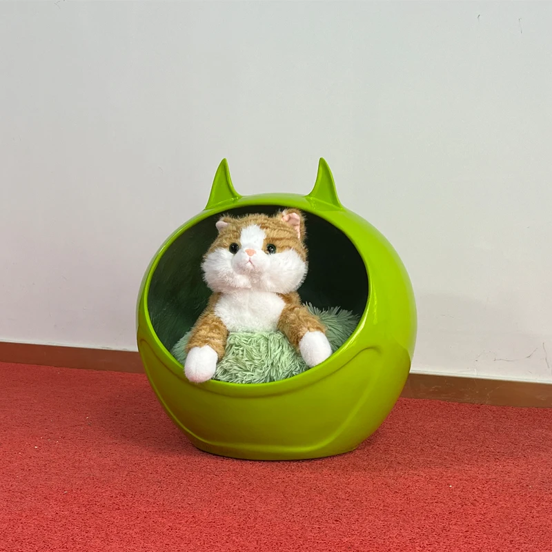 سهلة التنظيف، مقاومة للمضغ، شكل حيوان لطيف، بيت كلب أليف معتمد من CE #2