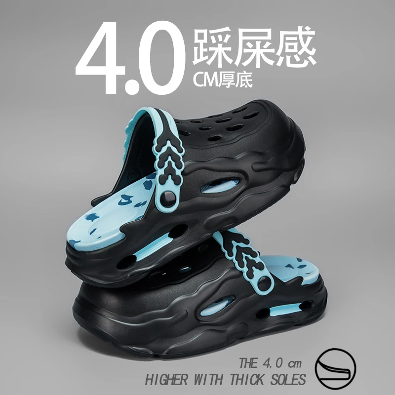 Beach Slippers Flip Flop Casual Summer Men Slippers Platform Outdoor Sandals Clogs Comfortable Indoor Slides Garden Shoes Couple view 5