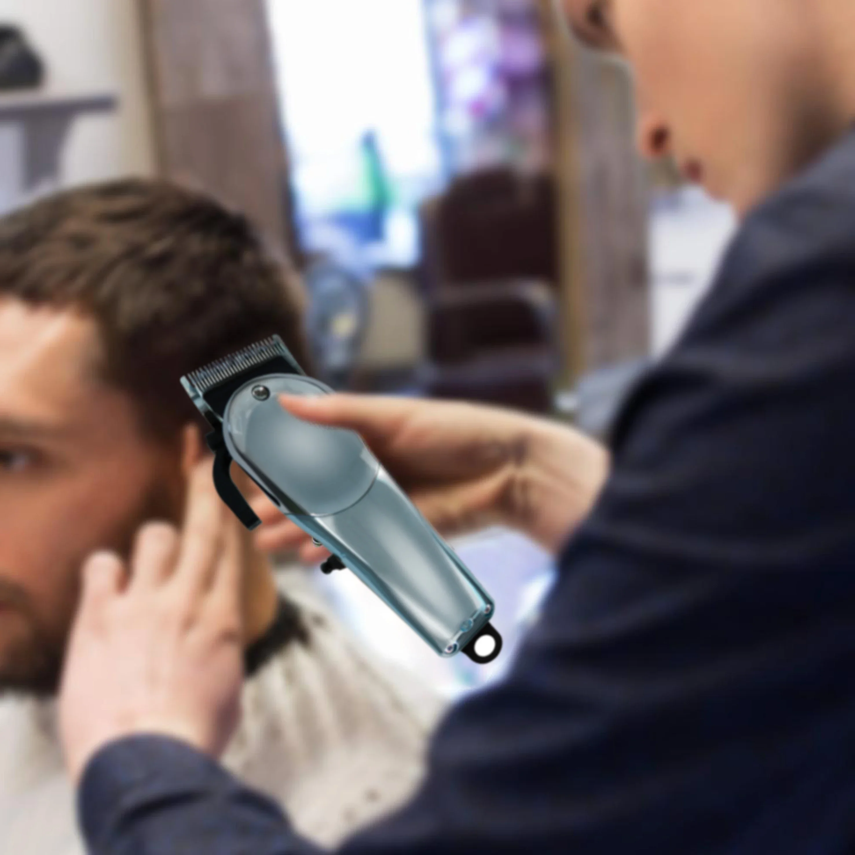 2025 Professional Barber Hair Trimmer Rechargeable Electric Finish Cutting Machine Beard Cordless Trimmer