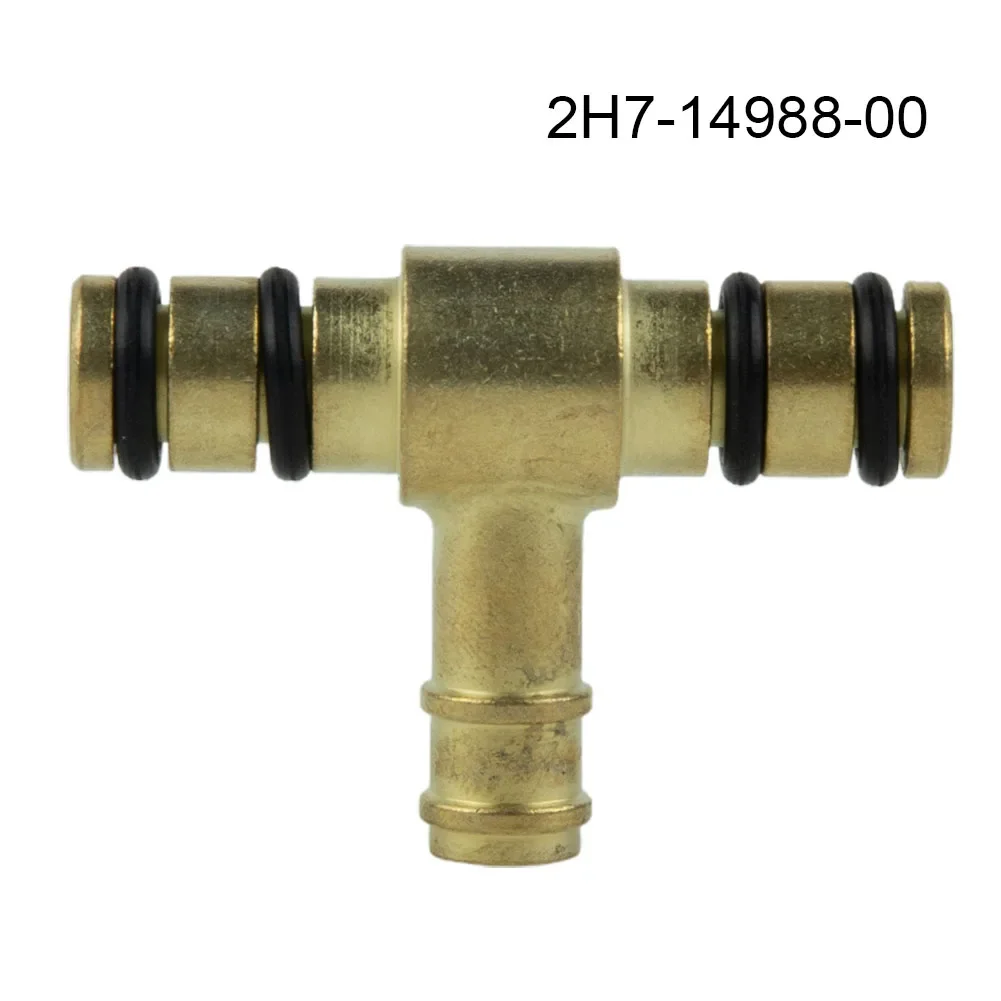 Carburetor brass fuel tee Carburetor parts three-way connector 2H7-14988-00 1J71498800 for FJ600 XS750 XS1100 for MAXIM X 700