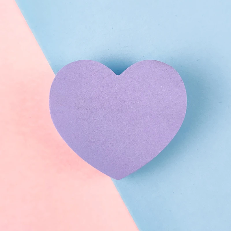 120 Sheets Heart Sticky Notes Notepad Self Sticky Note Pads Notebook Planner Sticker For Office School Stationery Accessories