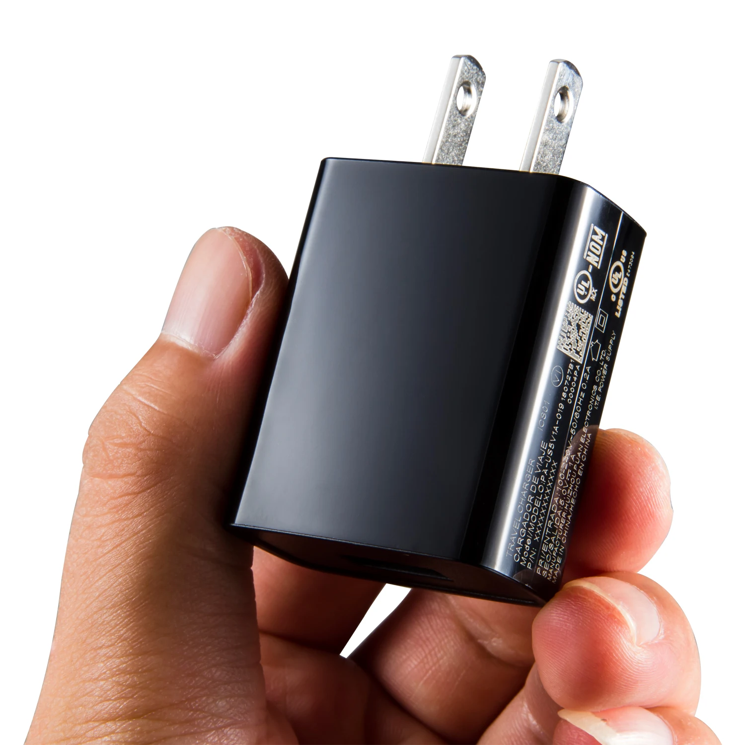 IPhoneおよびSamsung用の効率的な充電ヘッドを備えたusplus電源アダプター、5v、1a認定のUSB充電器、100個