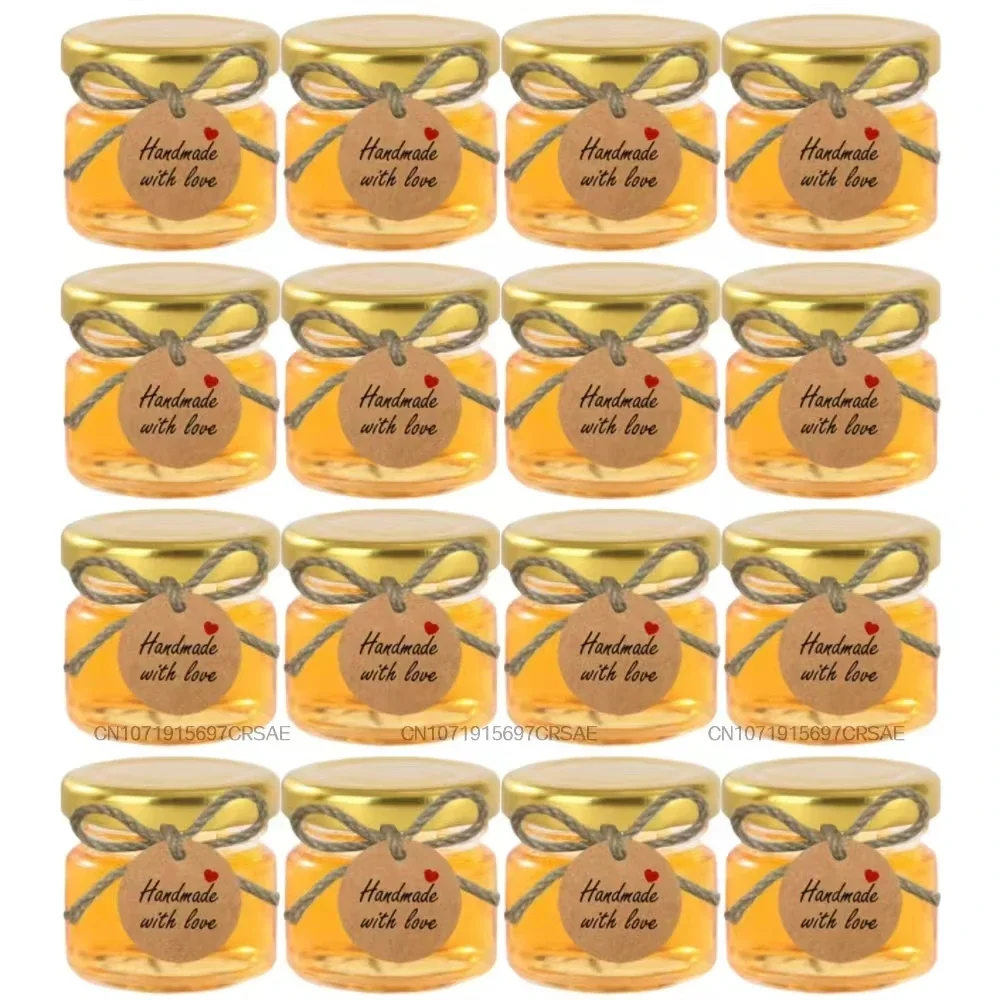 25ml handmade Méz Csomagolás kicsi Felbont üvegek Flaska vel Fedél számára Elhízott termet Kereskedés Elkever Adomány Olvasottság Állásából elbocsát mag labels esküvői Adomány