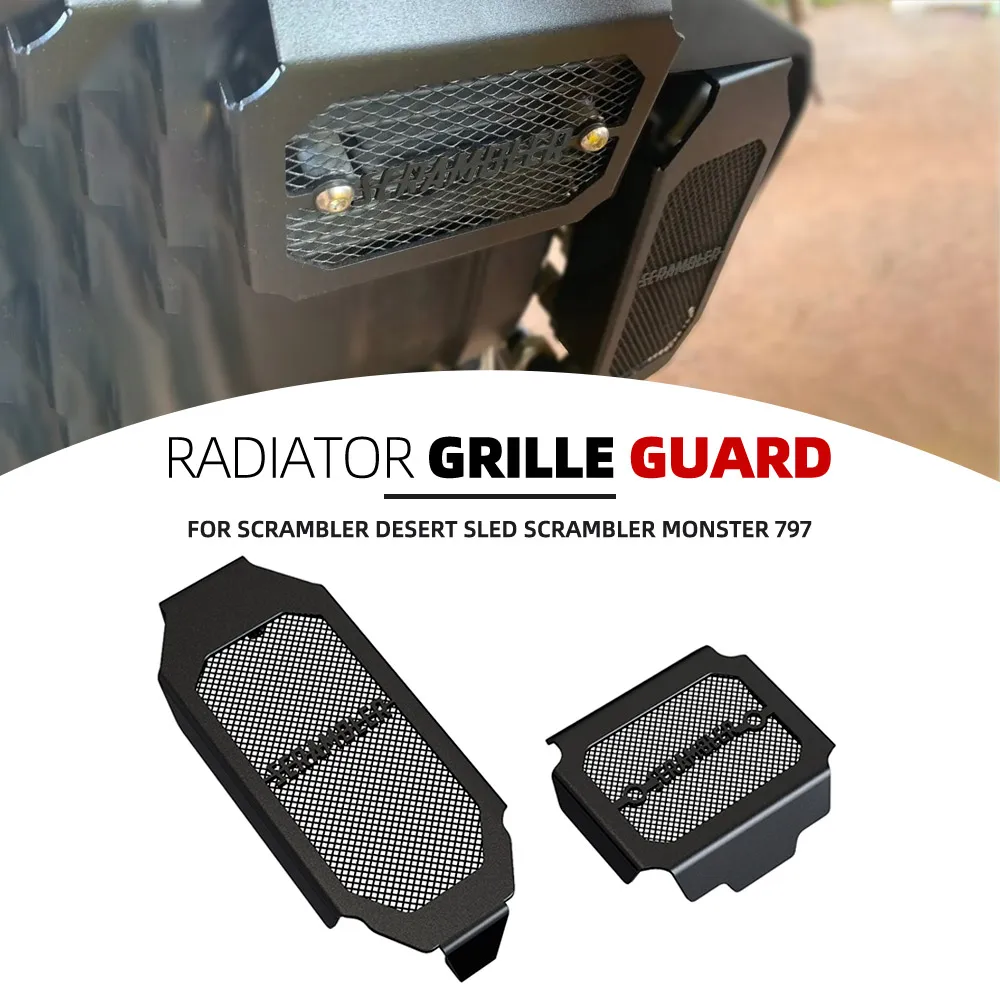 

Rectifier Guard Cover Water Tank Cooler Protection For Ducati Scrambler Desert Sled Scrambler Monster 797 Oil Cooler Guard Cover