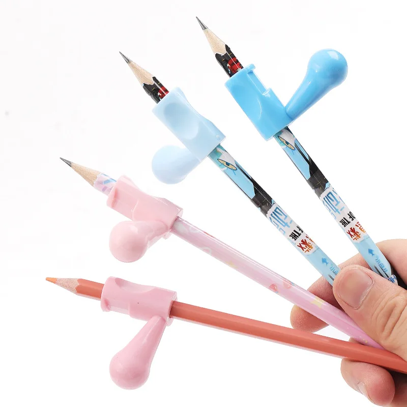 

2 шт. мягкие ручки для карандашей для детей, рукописный ввод, захват для карандашей, детская тренировка коррекции осанки для малышей 3-6 лет для письма