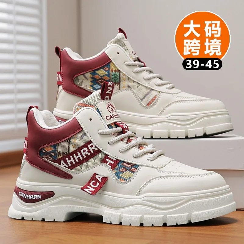 

Snow Boots Men Boot High Top Winter Student Sports Plush Lace Up Anti Slip Comfortable Outdoor Warm Cold Proof Cotton Shoes