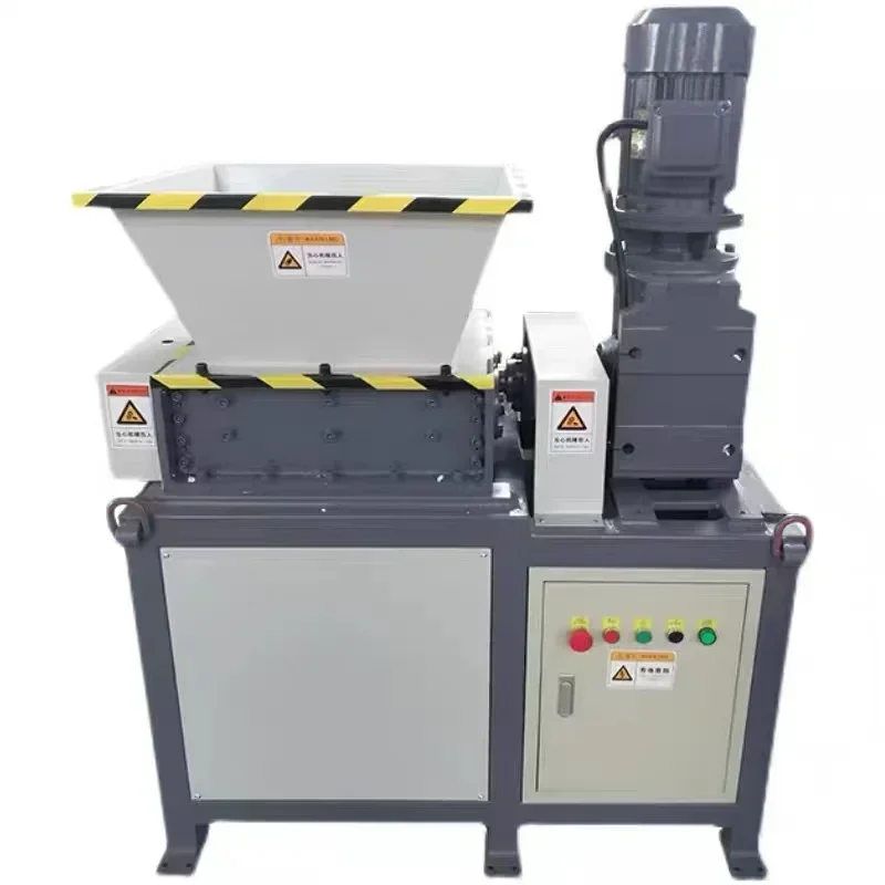 

Waste Glass Bottle Shredder Crusher Recycling Machine Double Shaft Plastic Shredder Machine