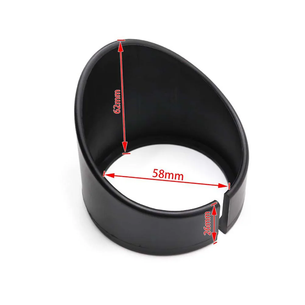 

Gauge Visor Cover 60Mm Car Dashboard Sun Protector Modified Dash Baffle Sunlight Shield For Car Universal Sun Visor Dashboard