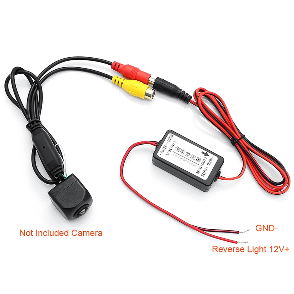 AHD 1080P 720P CVBS Auto-Front-, Rück- und Seitenkamera mit 12V-Stromfiltern und Rückfahrregler 170 ° Fisheye HD Nachtsicht – Detail 4