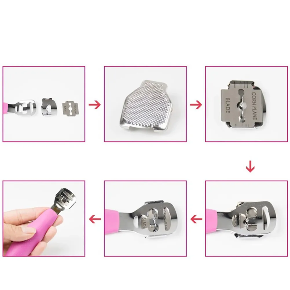 2Pcs Premium Foot File Pedicure Tool Set Callus Remover Scraper for Dry Hard Skin Smooth Feet Salon Grade At Home Use