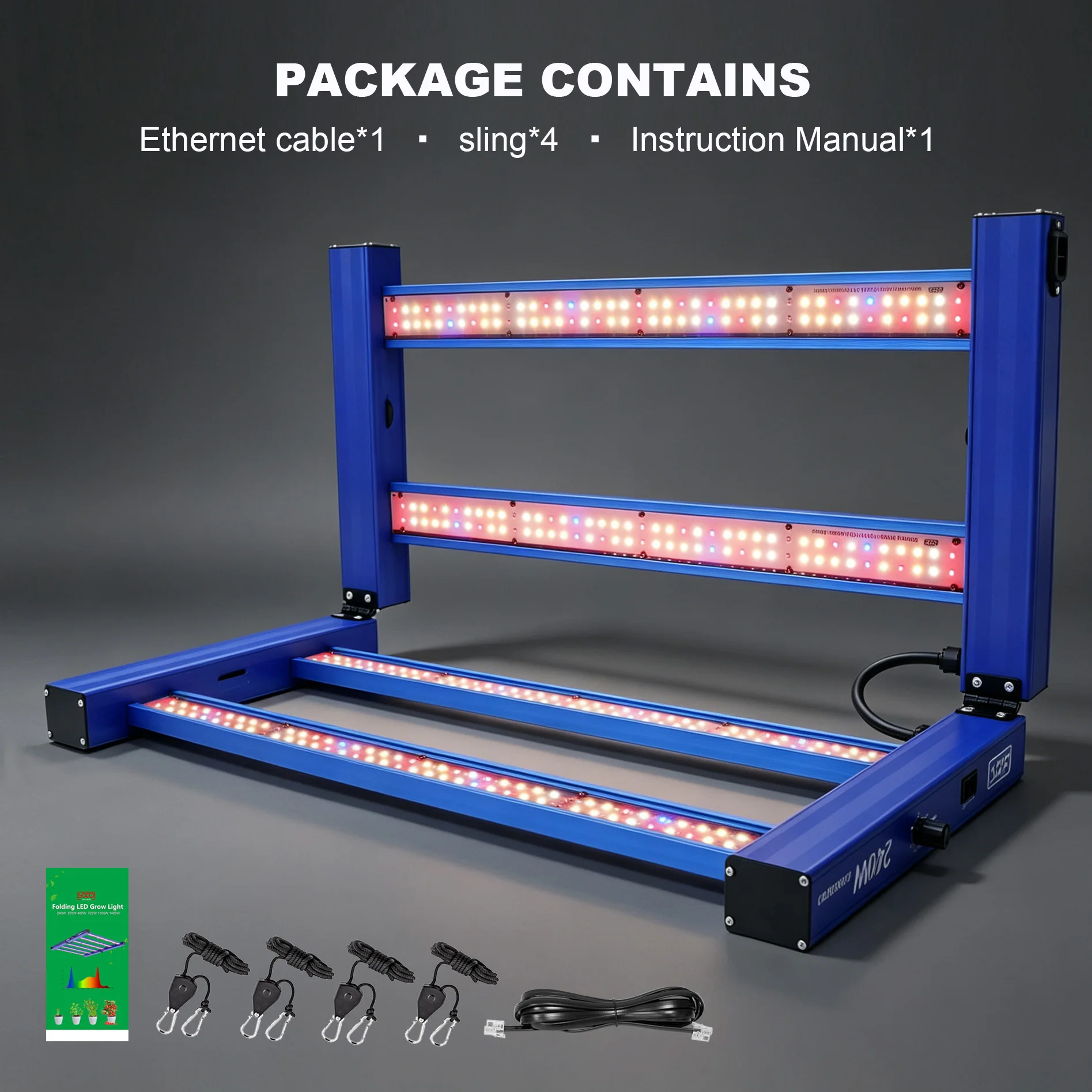 LED Grow Light Dimmable 240W 320W Full Spectrum Grow High PPFD Phytolamp For Flowers Greenhouse Grow LED Plants Veg Blooming