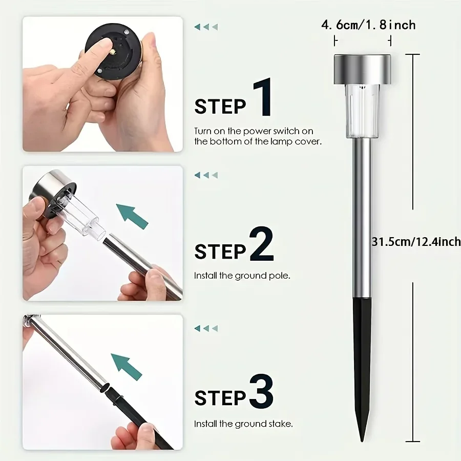 في الهواء الطلق المناظر الطبيعية الشمسية أضواء الحديقة ، أضواء الديكور للماء ، أضواء الحديقة ، مسارات ، الفناء ، ياردة ، المروج ، الممرات