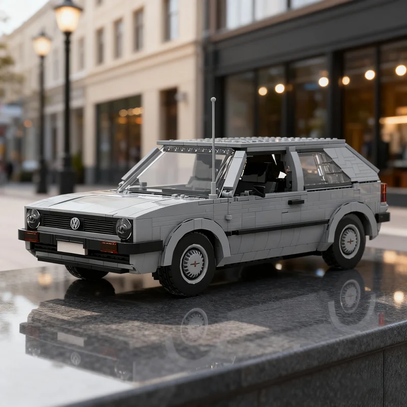 

1755 шт. MOC VW Golf II модель строительные блоки рождественские подарки архитектура DIY сборка творческая идея кирпич детская игрушка образование