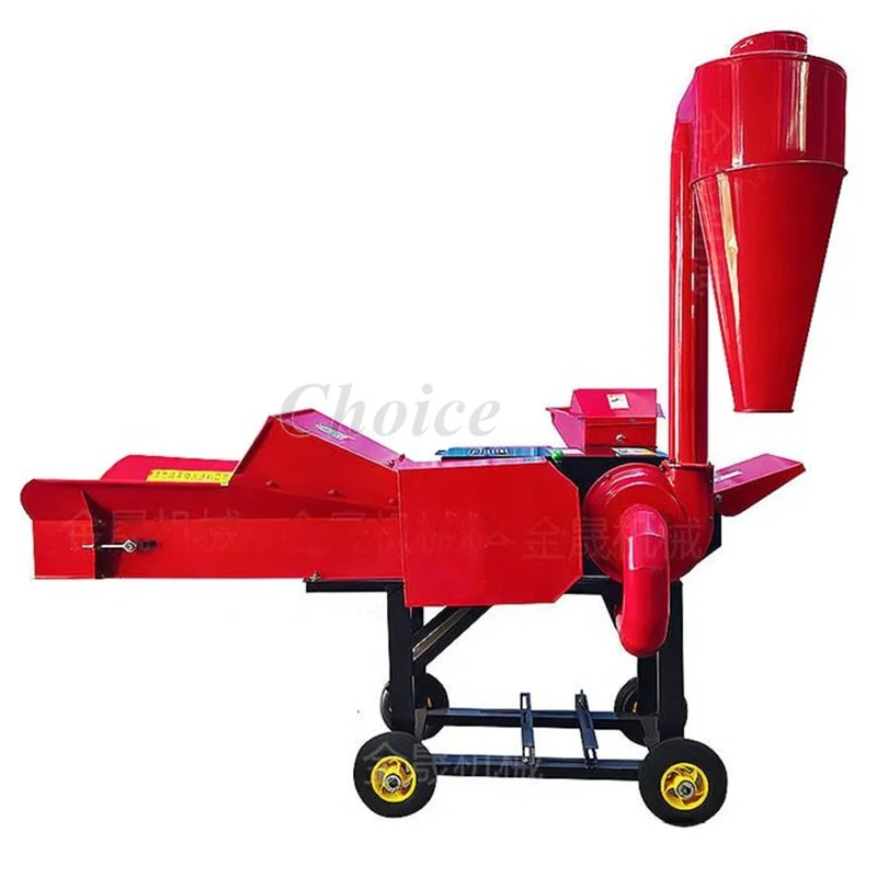 Cow Sheep Animal Feed Grass Rice Corn Wheat Straw Kneading Silage Chopper Chaff Cutter Machine Feed Straw Crusher