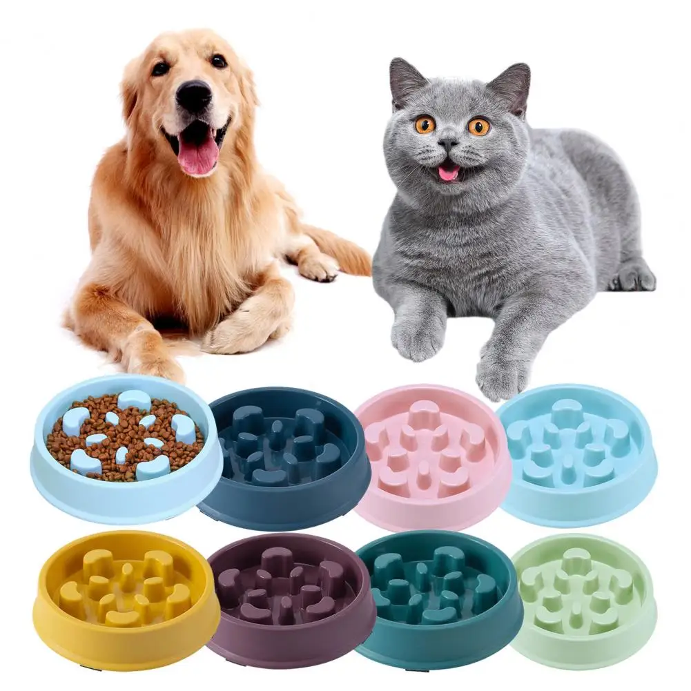 

Non-slip Pet Slow Food Bowl, Choke-Proof Bowls, Slow Food Feeder, Dog Rice Bowl, Cat and Dog, Pet Supplies