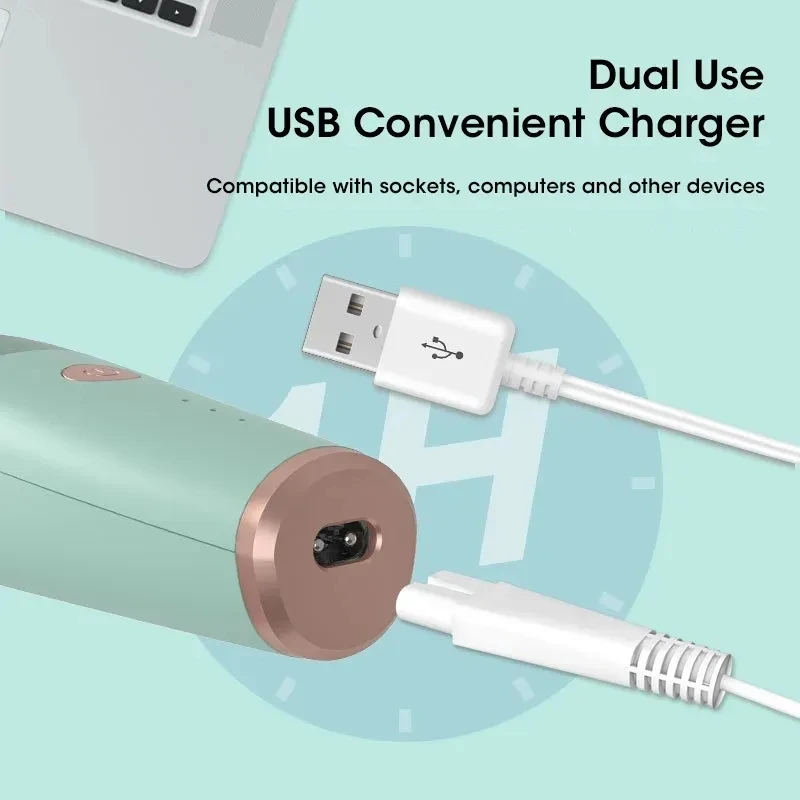 Baby Hair Clipper Hair Gather Adult Mute Waterproof Children Hair Trimmer Sleep Haircut USB Charging Baby Clipper Kids Trimmer