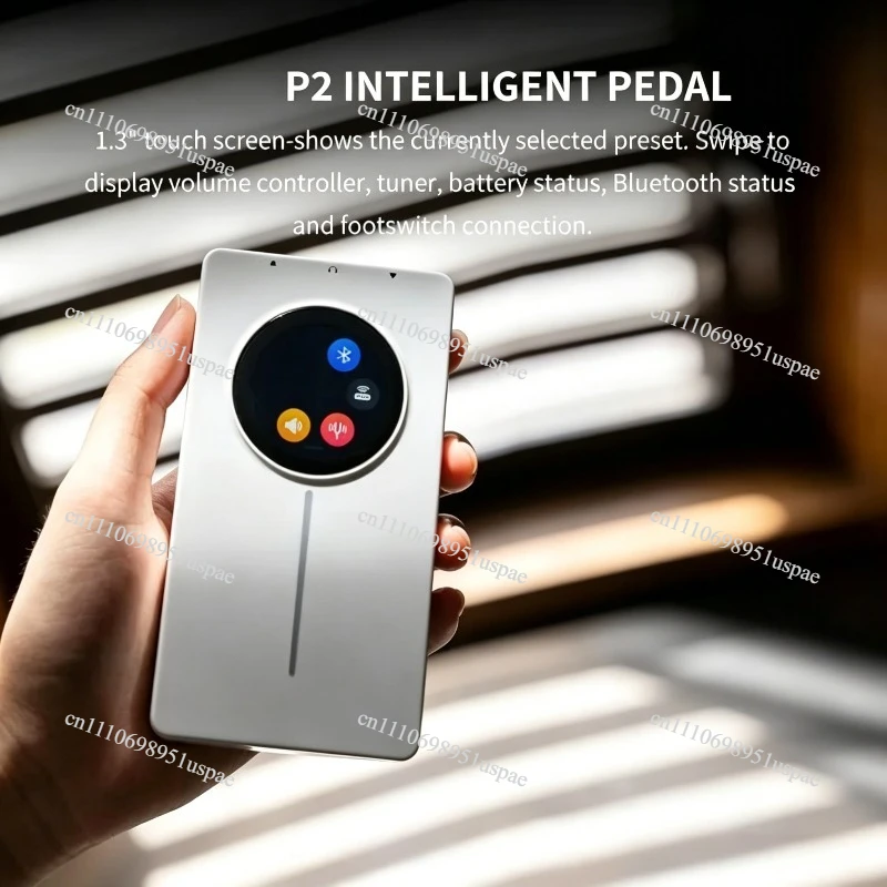 P2 Portable Smart Effect Player provides 80 preset tone positions for 134 effect models and supports tone cloud