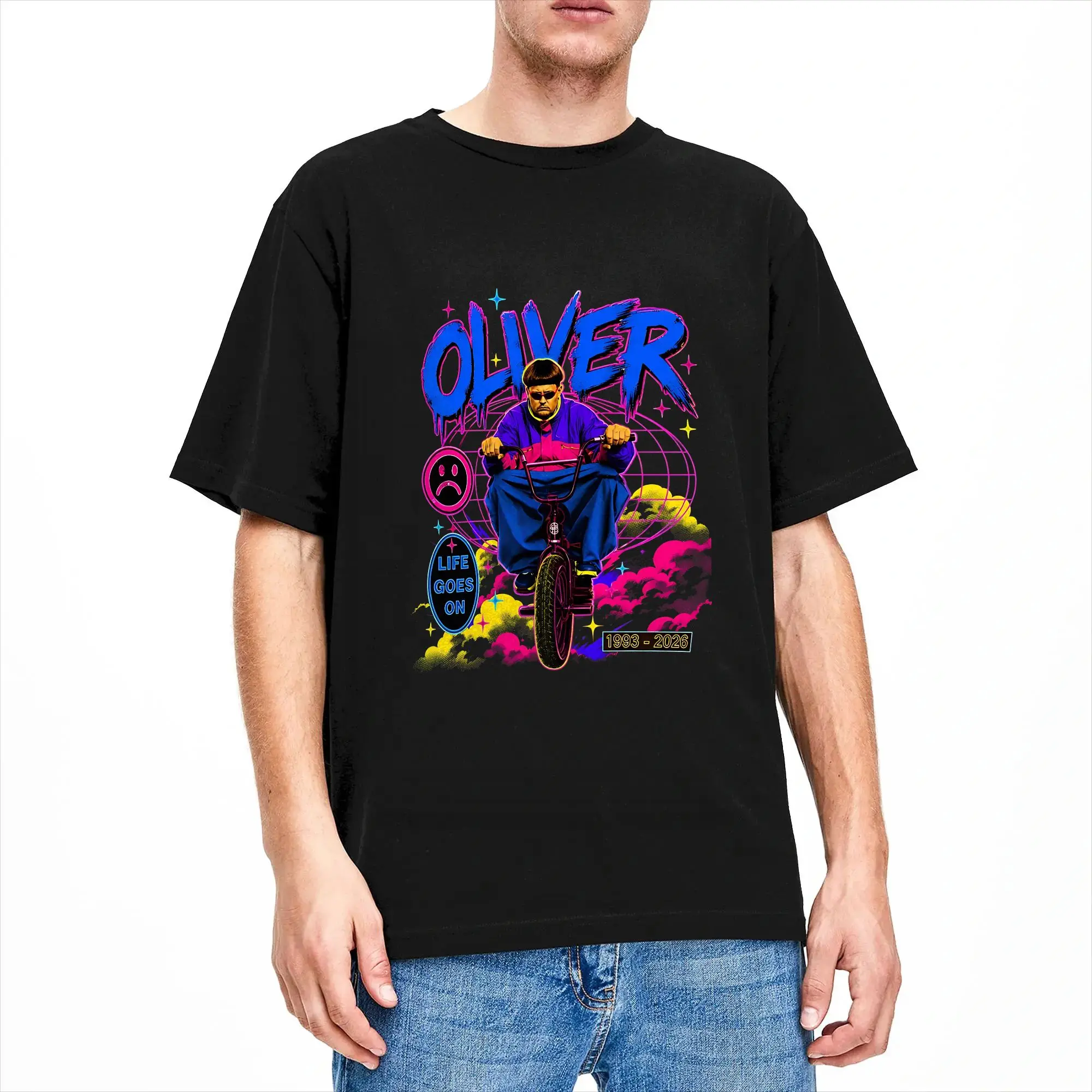 Streetwear T-Shirt Oliver Tree Rest In Peace 1993 to 2026 Memorial Cotton T Shirts Novelty Tshirt Men Summer Short Sleeve Tops