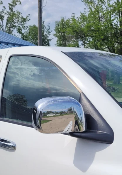 

Pair Ultra Chrome Door Mirror Cover for 2002-2008 Dodge Ram All cab Model