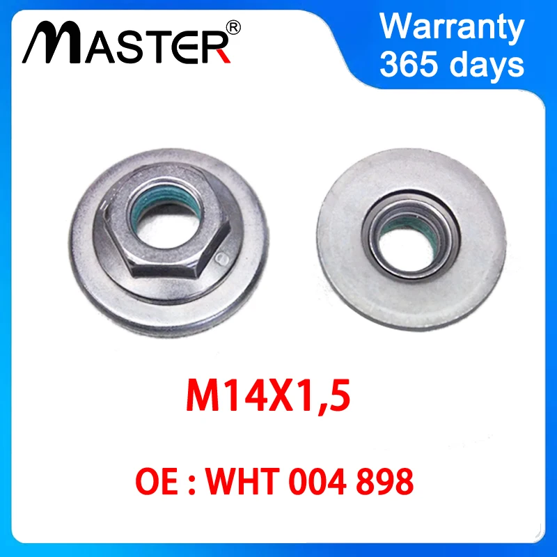 Hexagon collar nut self-locking M14X1.5 WHT004898 for AUDI Audi A4 allroad quattro Wagon S4 WHT 004 898 M14*1.5