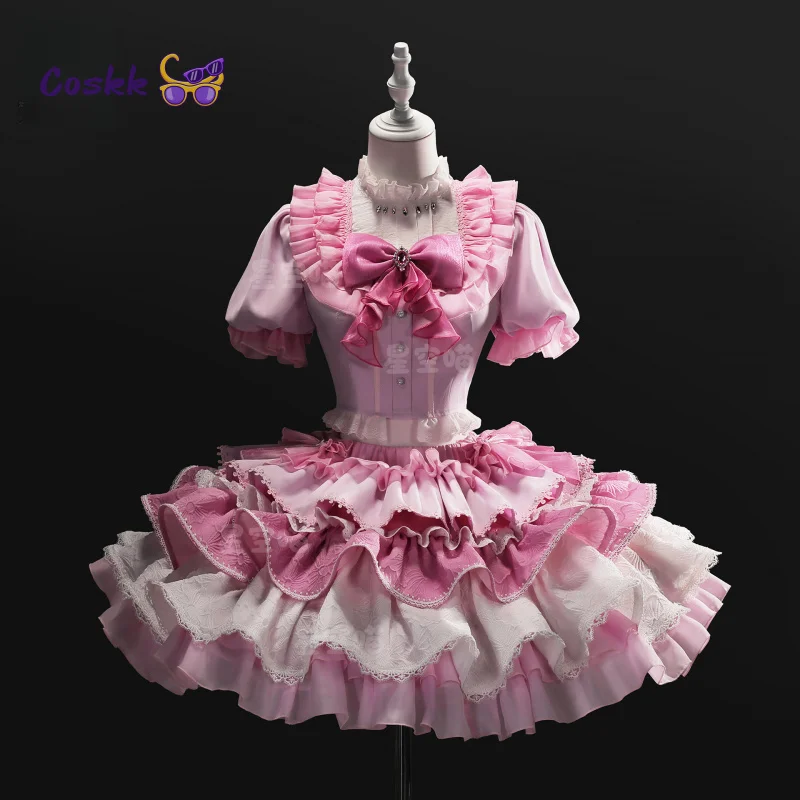 

New Madoka Magica Cosplay Kaname Madoka Costume Women Stage Dress Uniform Hallowen Carnival Cos Anime Party PlayRole Clothes