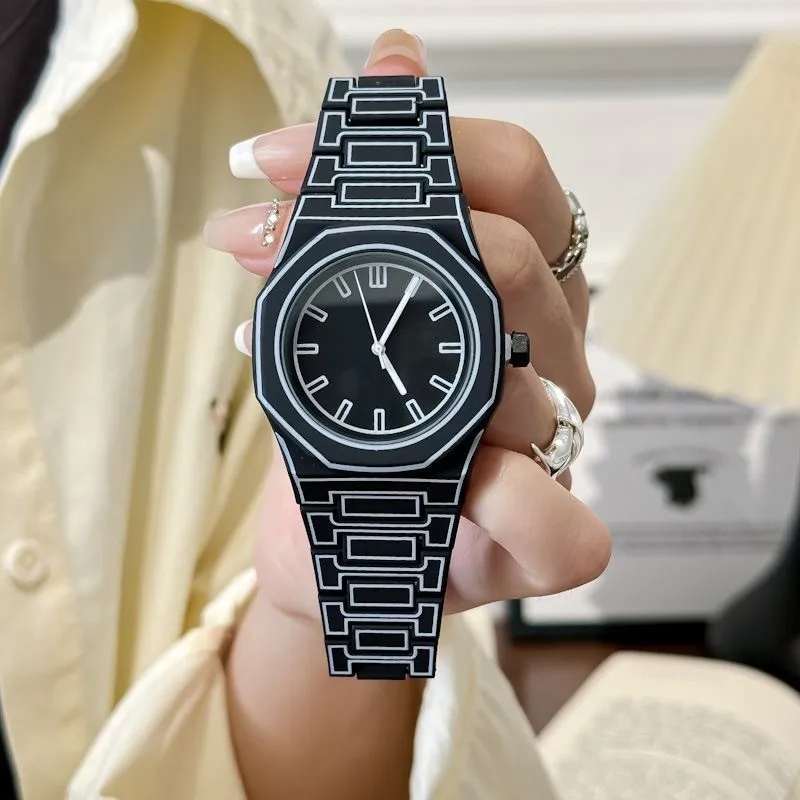 Reloj de Cuarzo con Correa de Silicona, Casual, Simple y Moderno para Hombre y Mujer