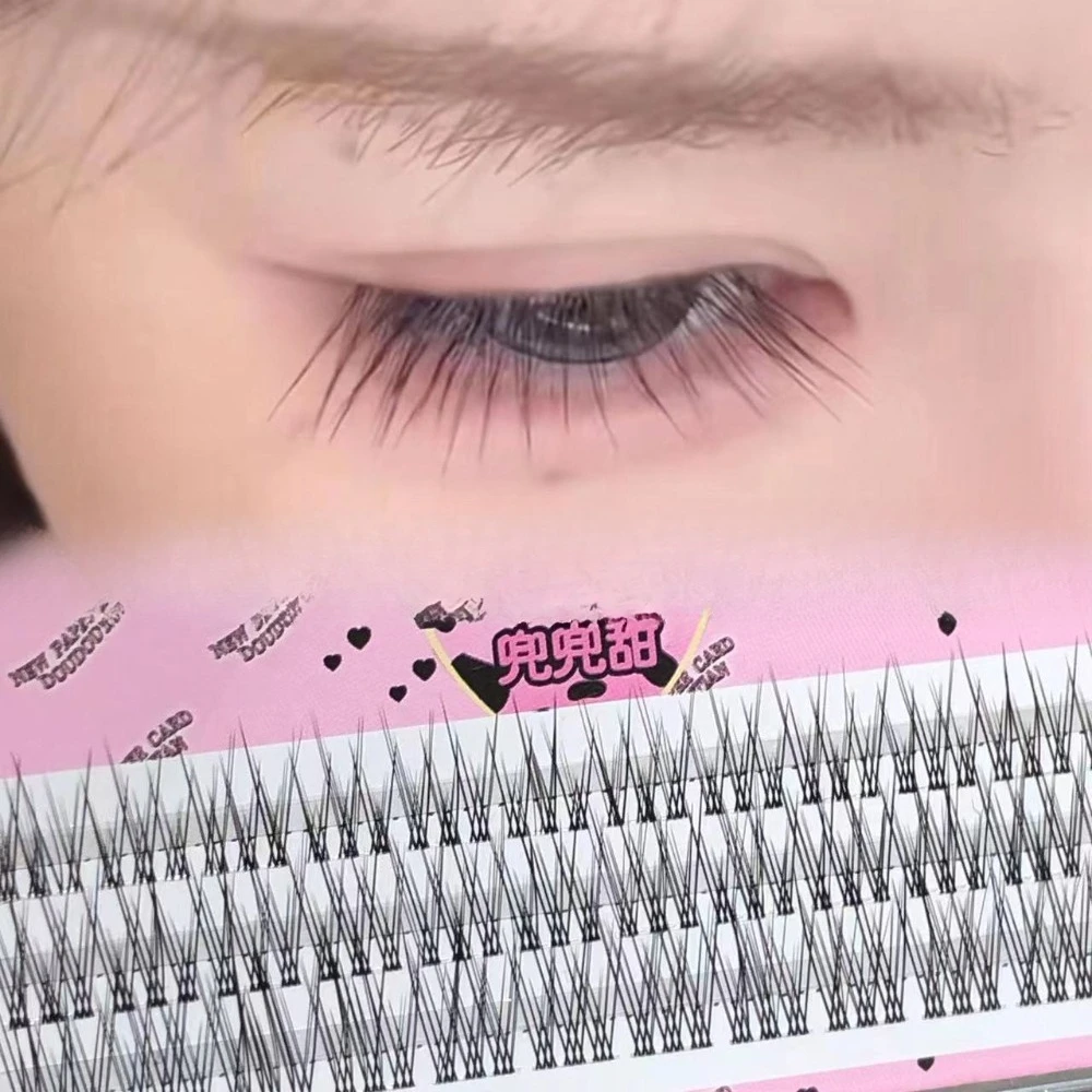 

3/10 Rows Baby Curled False Eyelashes Fluffy Individual Lashes Clusters Natural Simulation Makeup Tool Lashes Wholesale