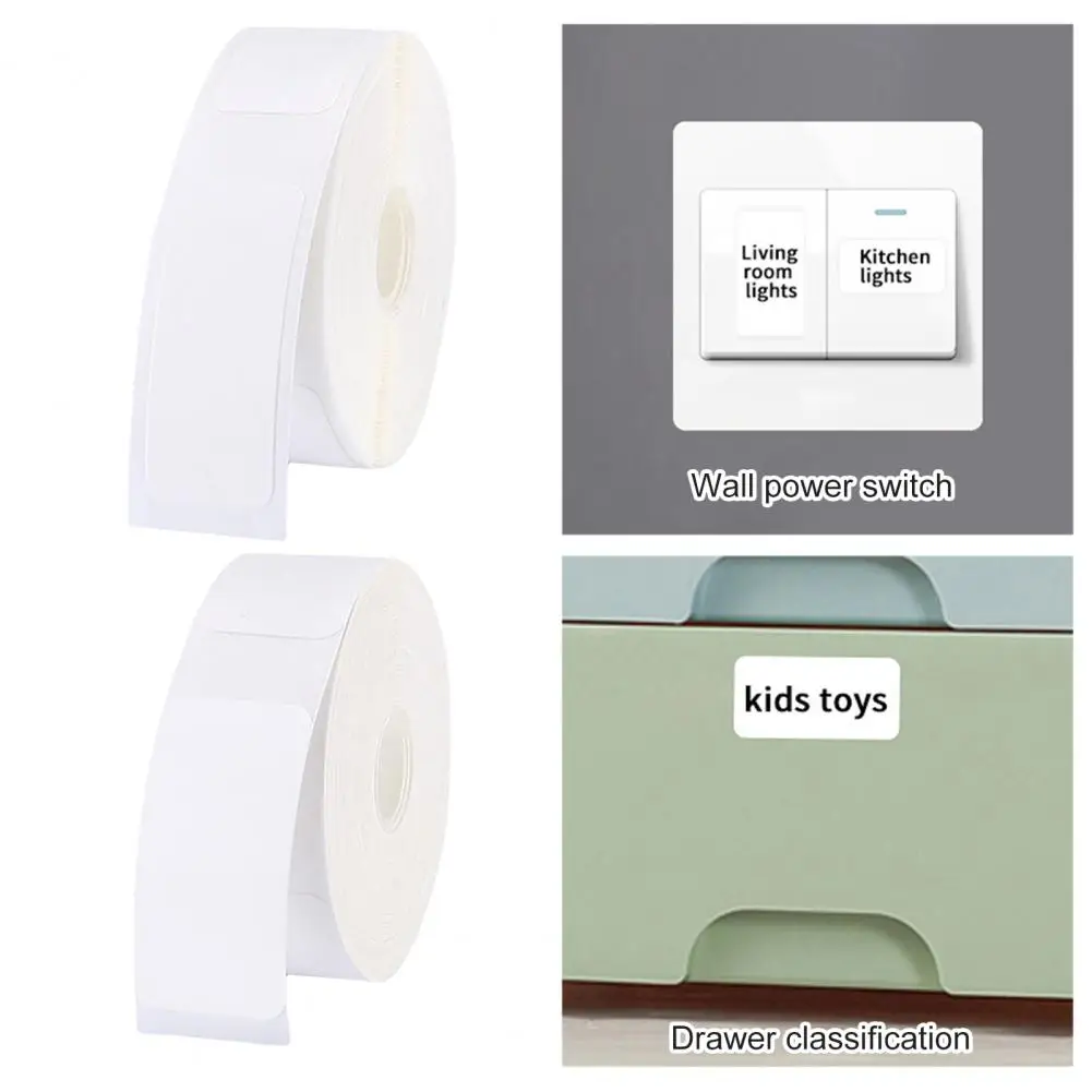 1 rollo de etiquetas de impresión, superficie lisa útil, resistente al agua, tacto suave, precio, pegatina