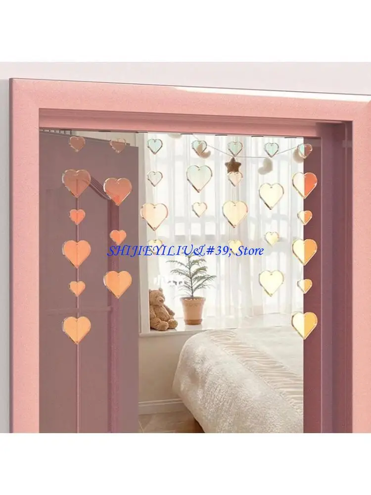 

E21F 1 Set Door Curtain Partition Material Pack Epoxy Mould Love Door Curtain Mold