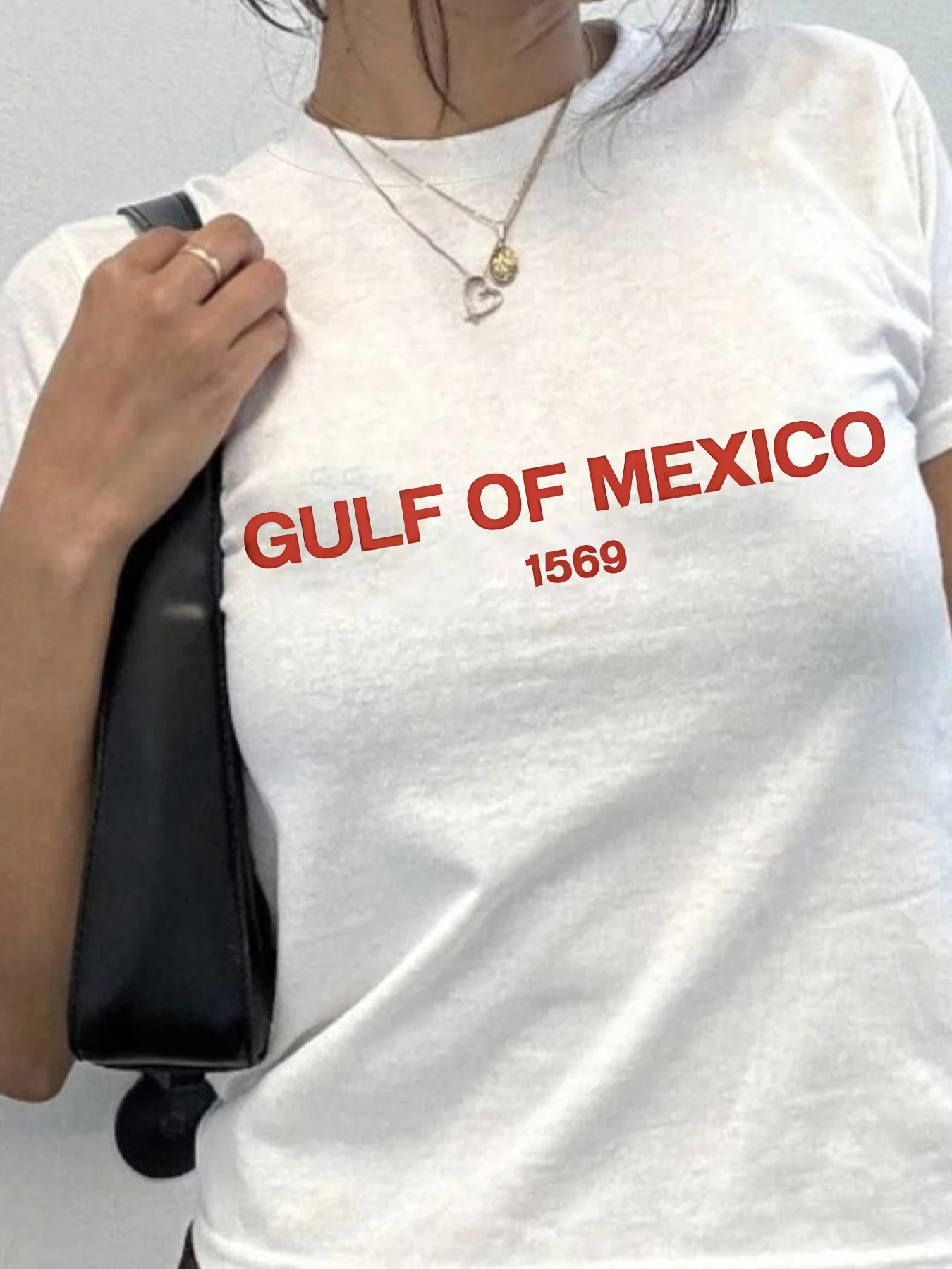 

1569 Женская футболка с круглым вырезом и коротким рукавом, модная рубашка с коротким рукавом и принтом, эластичная футболка