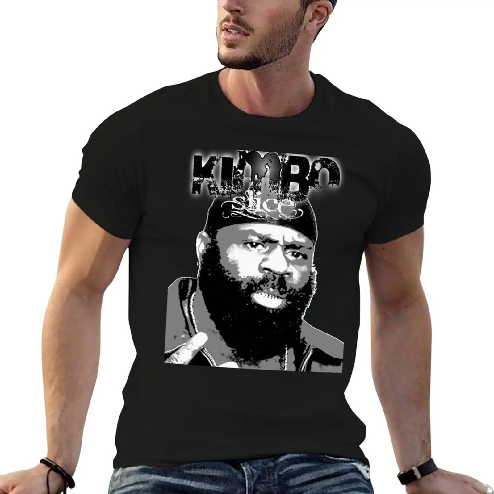 kimbo slice T-Shirt Soft Cotton Print T-Shirt