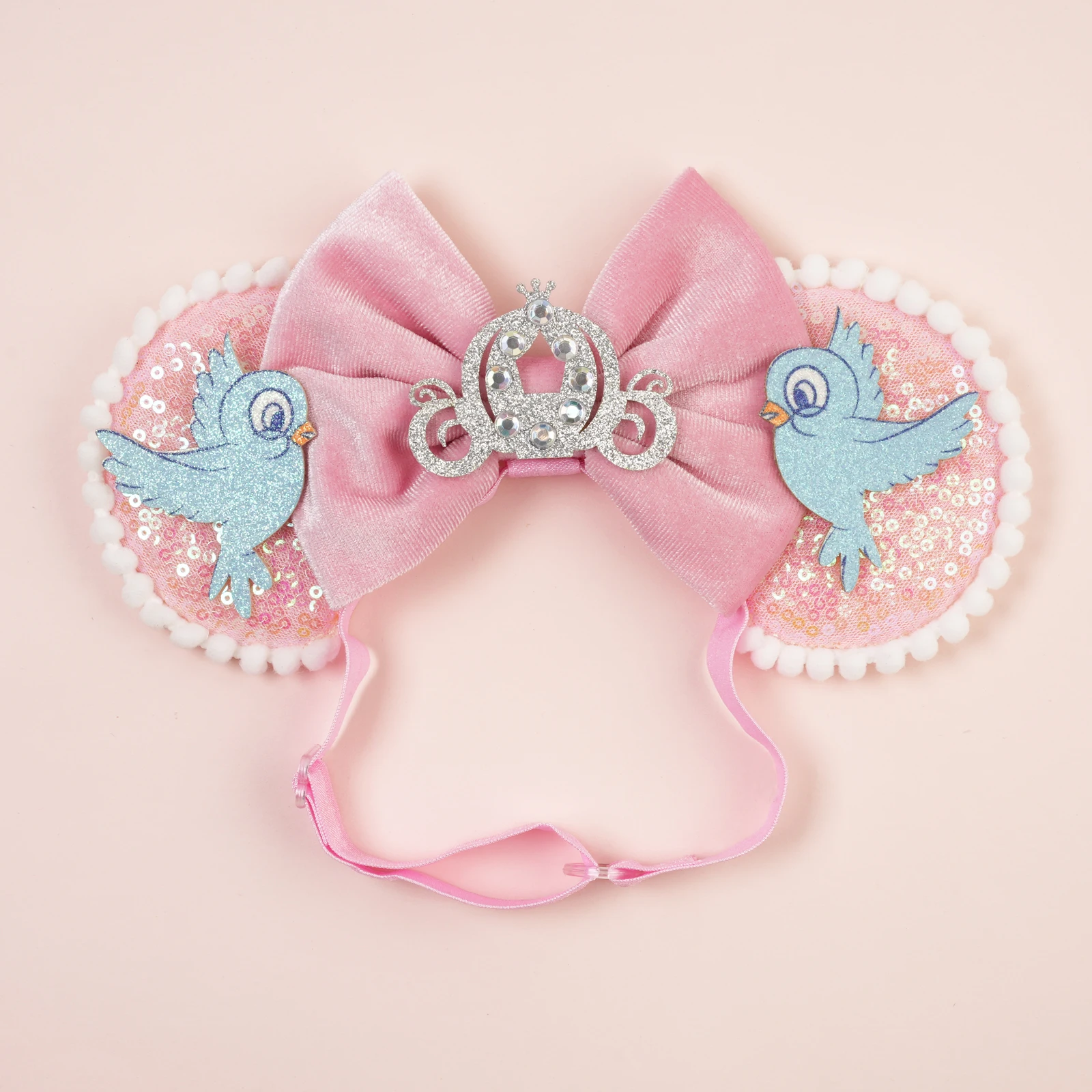 1pc Fashion Mouse Ear Hair Hoops Adjustable Nylon Headbands Fun Cartoon Pattern Women's Daily Party Wear Hair Accessories view 4