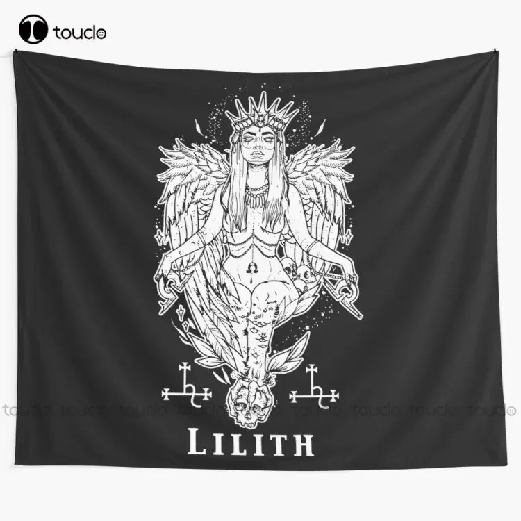 Lilith Mother Of Demons Tapestry Funny Tapestry Tapestry Wall Hanging For Living Room Bedroom Dorm Room Home Decor Wall Covering