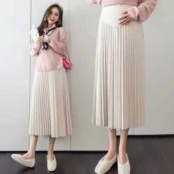 Maternity Skirt Long Fashion Spring Summer Maternity Skirts for Pregnant Women Large Size A-line Pregnancy Skirt New Arrival